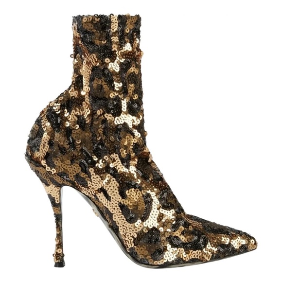 Dolce and Gabbana sequin sock booties - Picture 4 of 11